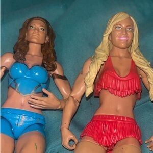 WWE summer rae, eve torres figures